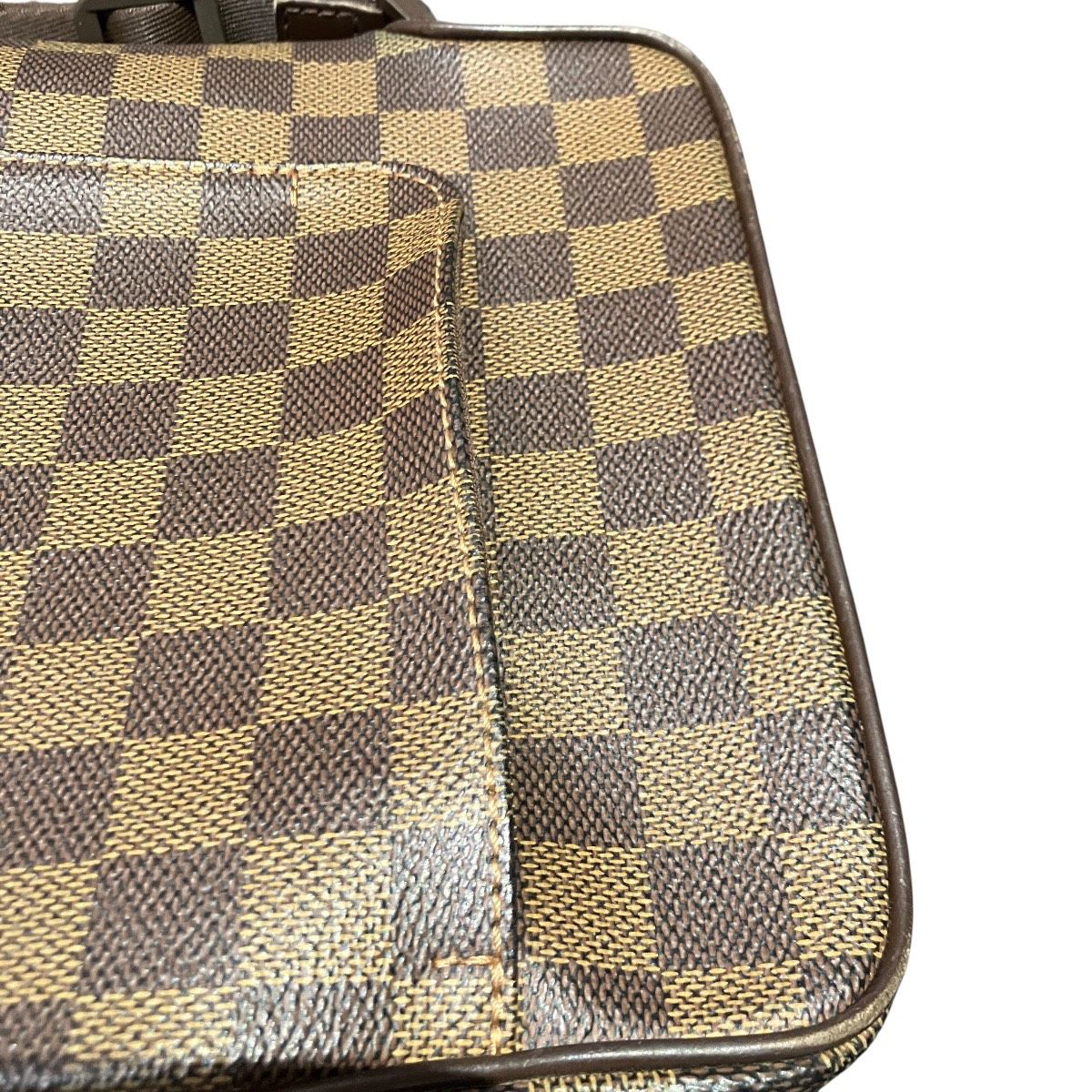 Louis Vuitton Olaf PM Damier Ebene Shoulder Bag Canvas — view 9
