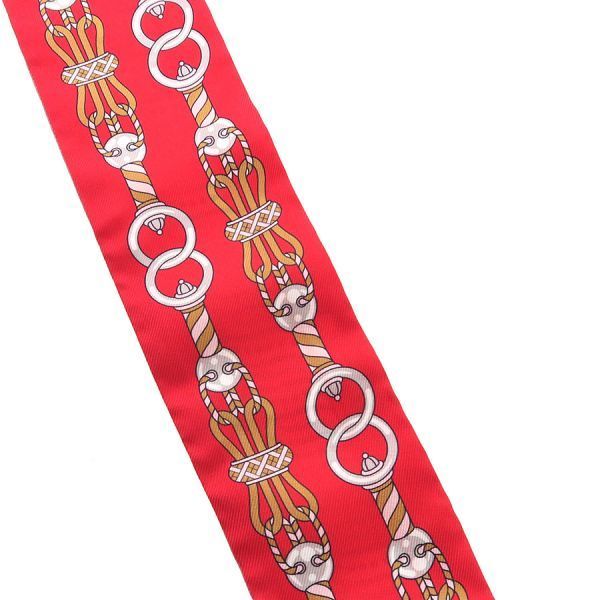 Hermes Twilly Scarf Red — view 6