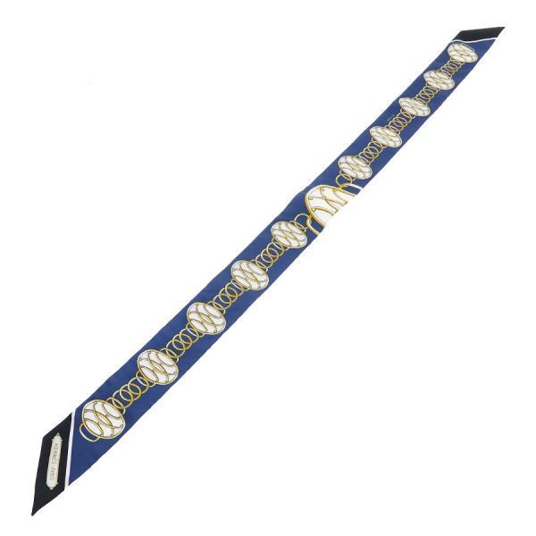 Hermes Twilly Scarf Navy — view 2