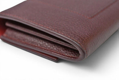 Celine Wallet Large Flap Multi Function Wine — view 5
