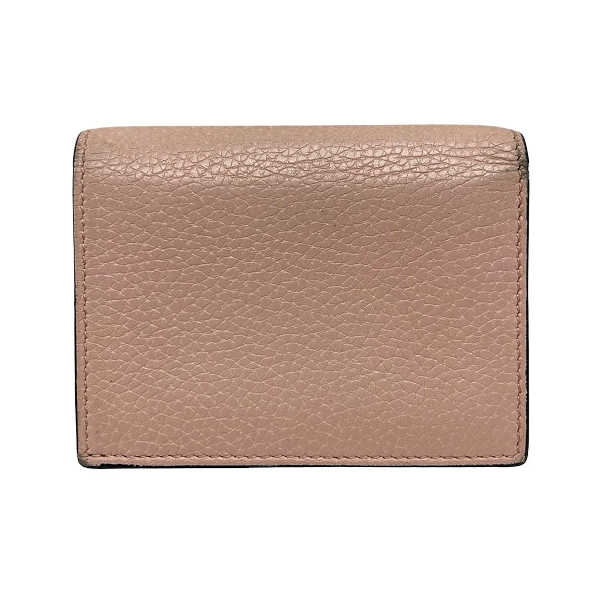 Gucci Pink Beige Leather Wallet — view 2