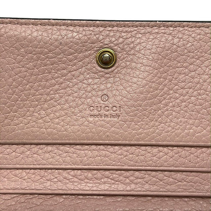 Gucci Pink Beige Leather Wallet — view 5