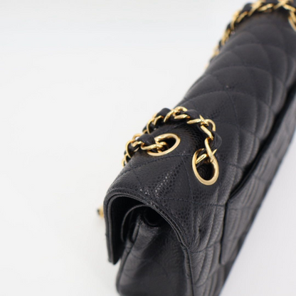 Chanel Quilted Caviar Leather Shoulder Shoulder Bag — view 4