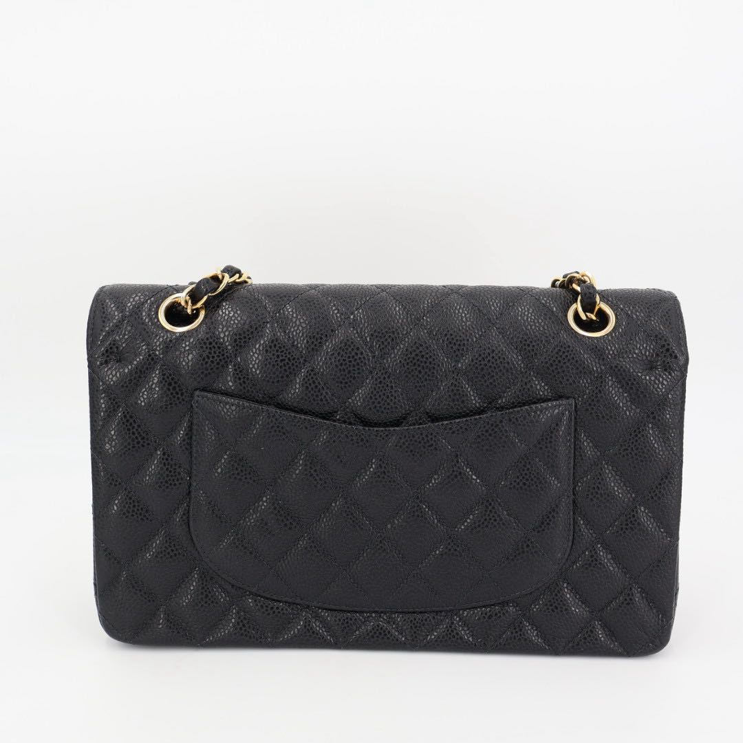 Chanel Quilted Caviar Leather Shoulder Shoulder Bag — view 7