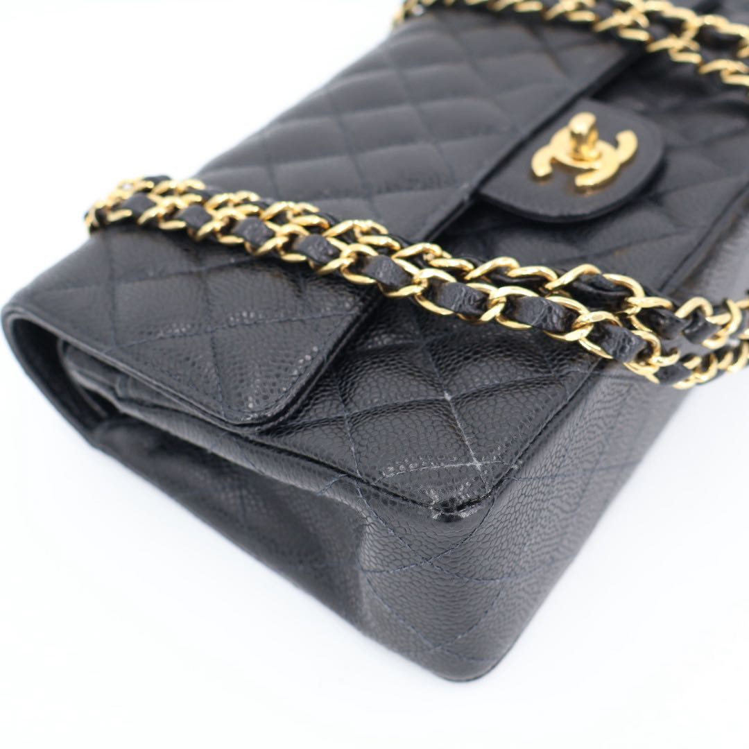Chanel Quilted Caviar Leather Shoulder Shoulder Bag — view 2