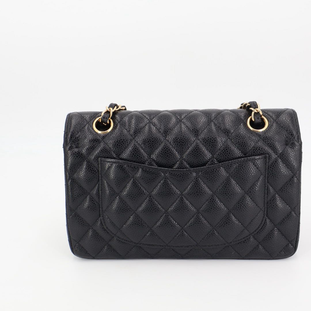 Chanel Quilted Caviar Leather Shoulder Shoulder Bag — view 6