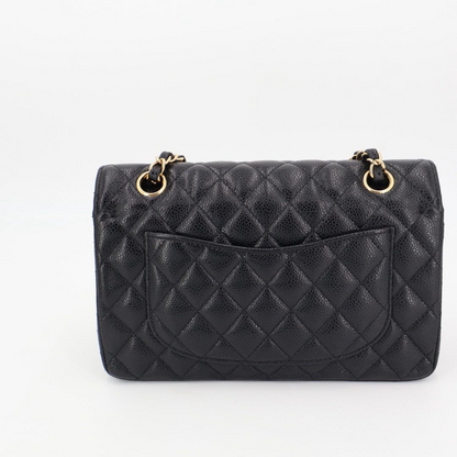 Chanel Quilted Caviar Leather Shoulder Shoulder Bag — view 6