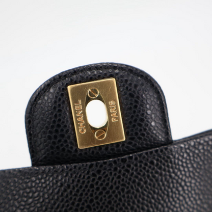 Chanel Quilted Caviar Leather Shoulder Shoulder Bag — view 8