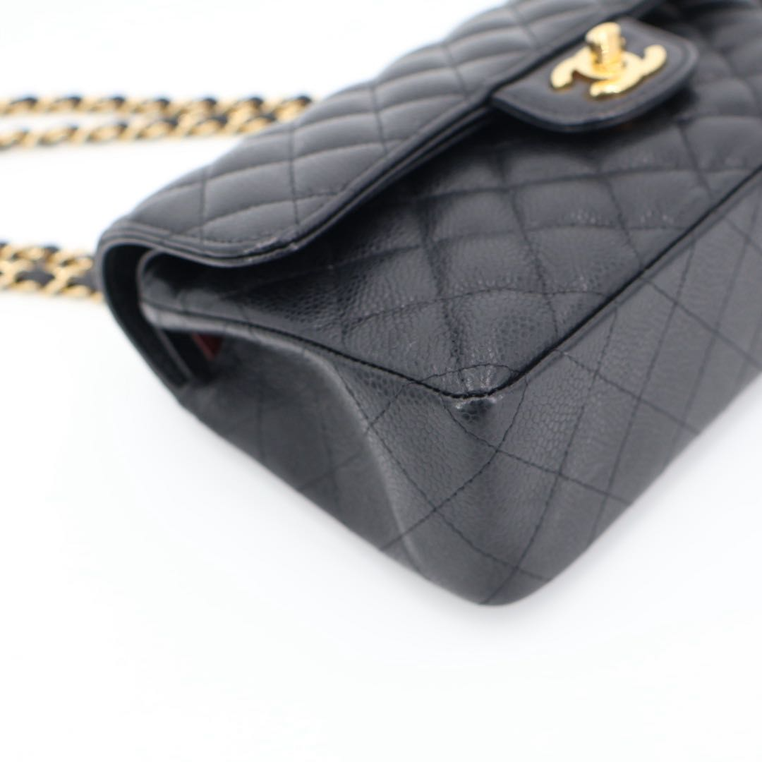 Chanel Quilted Caviar Leather Shoulder Shoulder Bag — view 2