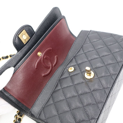 Chanel Quilted Caviar Leather Shoulder Shoulder Bag — view 5
