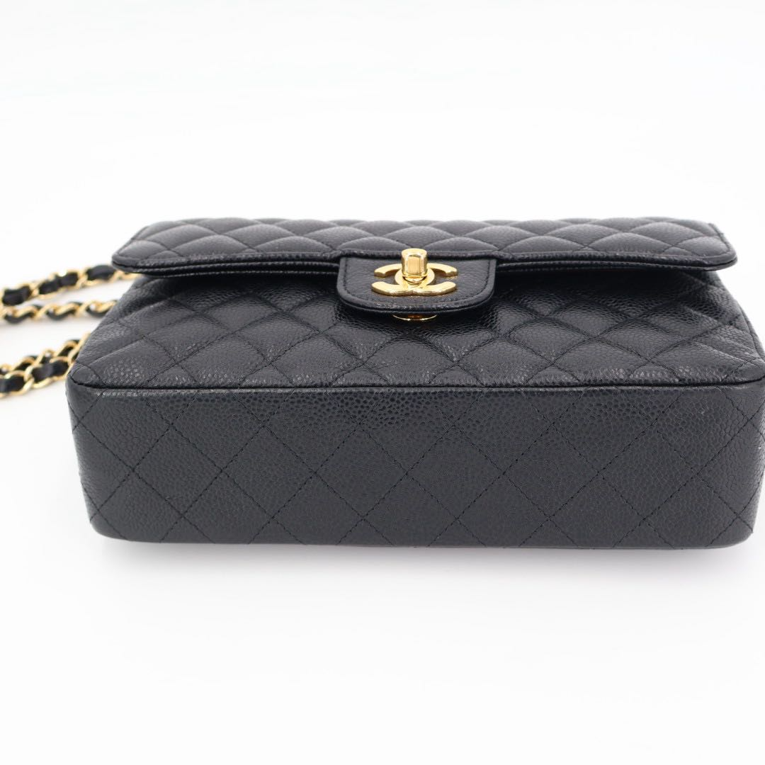 Chanel Quilted Caviar Leather Shoulder Shoulder Bag — view 4