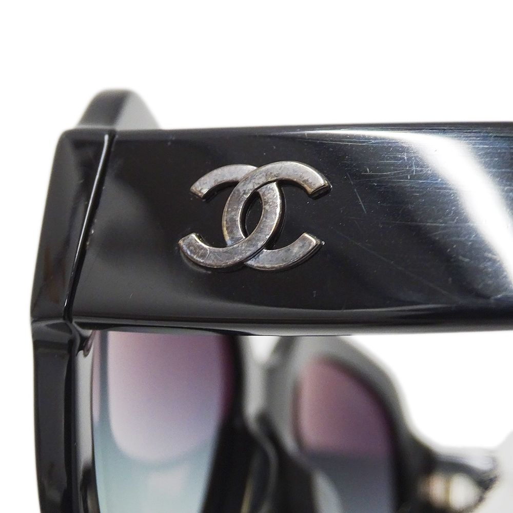 Chanel Black 19 140 CC Logo Eyewear — view 7