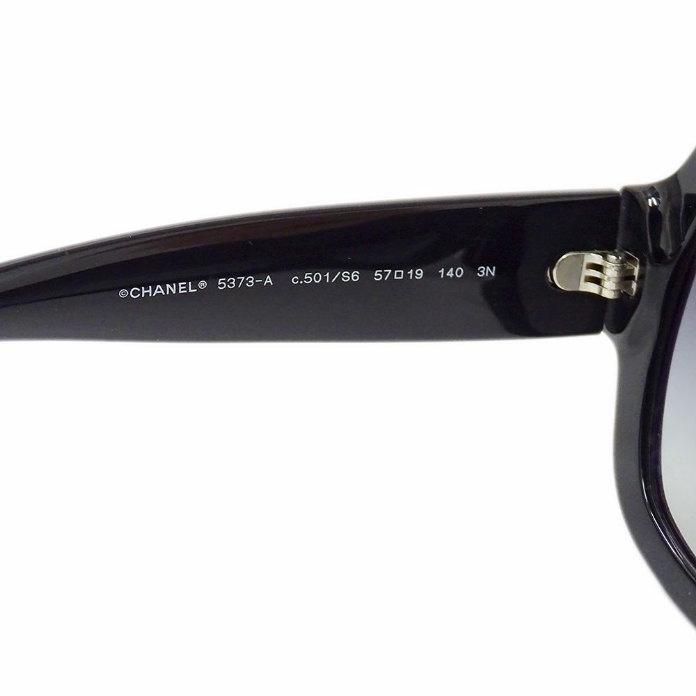Chanel Black 19 140 CC Logo Eyewear — view 6