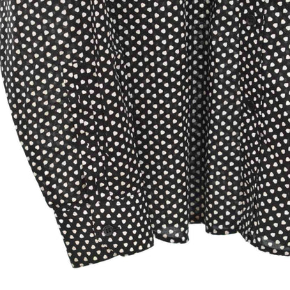 Saint Laurent Paris Heart Pattern 40 Black Shoulder Bag — view 5