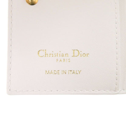 Dior Dio Heart Leather White Wallet — view 8