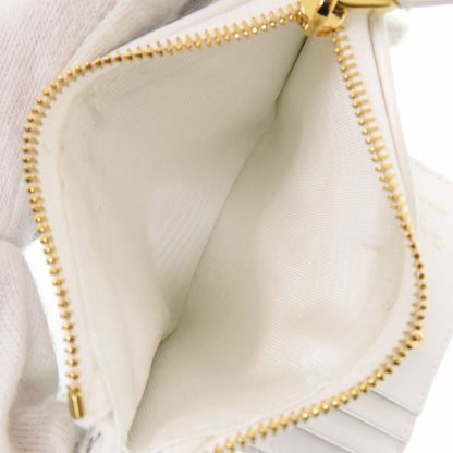 Dior Dio Heart Leather White Wallet — view 7