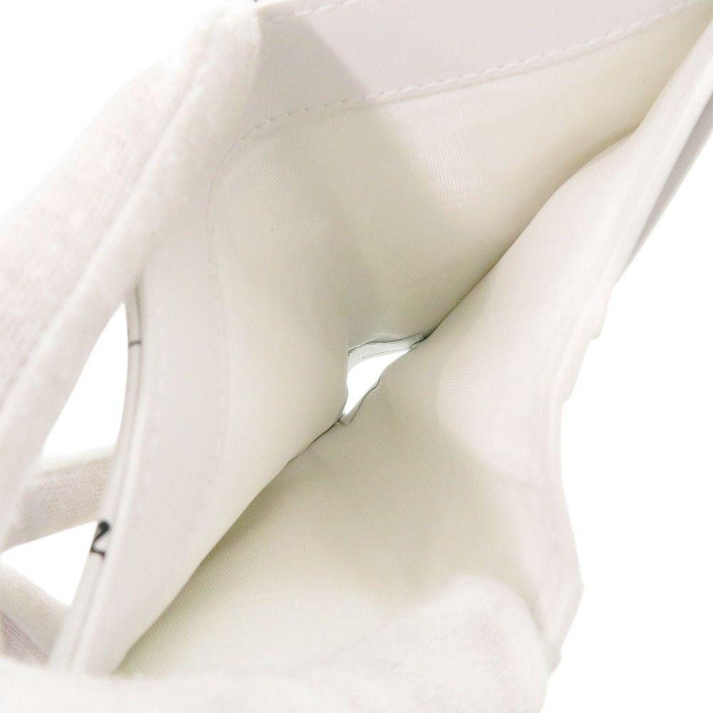 Dior Dio Heart Leather White Wallet — view 6