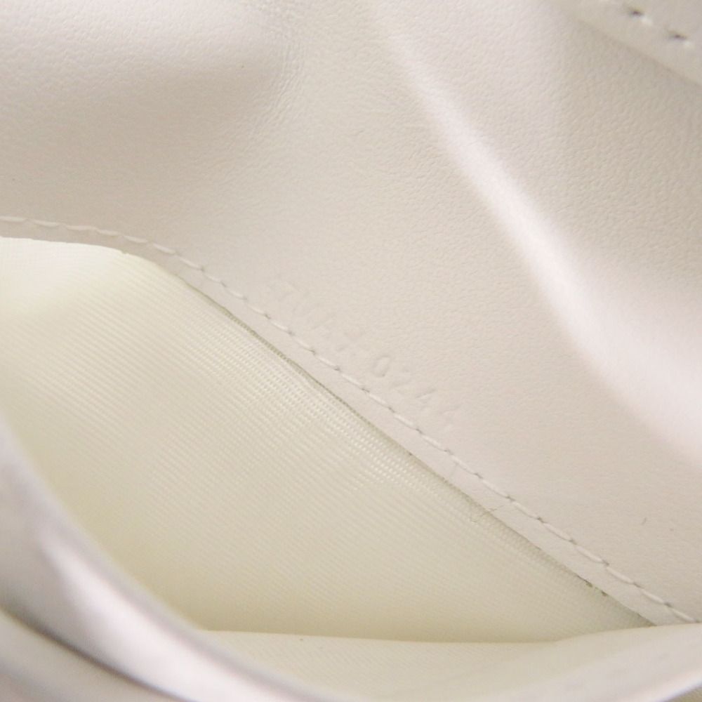 Dior Dio Heart Leather White Wallet — view 9