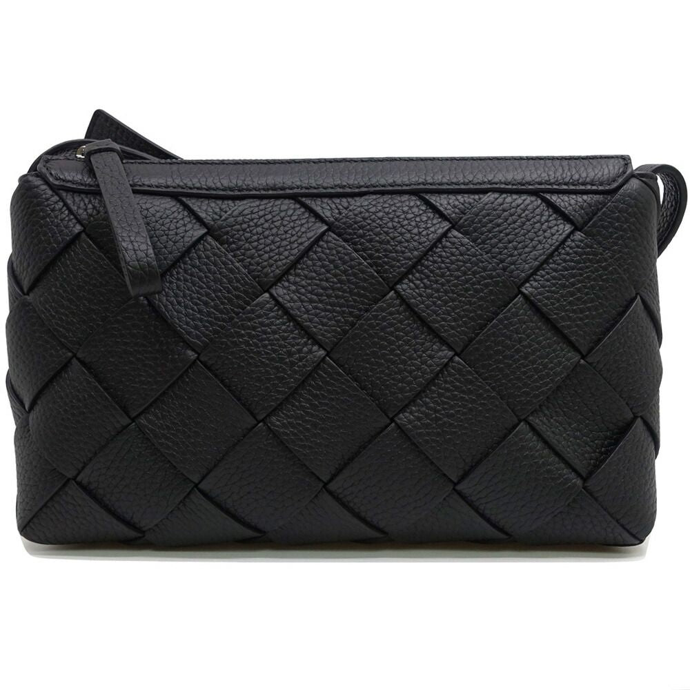 Bottega Veneta Diago Cassette Shoulder Bag Black Silver
