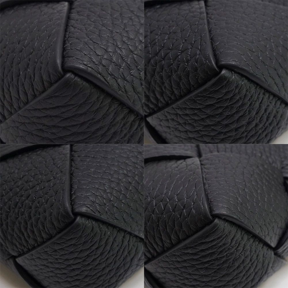 Bottega Veneta Diago Cassette Shoulder Bag Black Silver — view 5