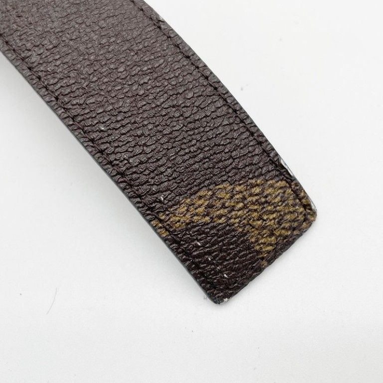 Louis Vuitton Belt LV Brown System Monogram LV Initial Gold — view 7