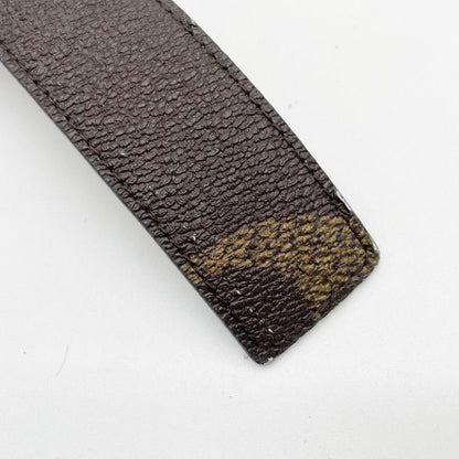 Louis Vuitton Belt LV Brown System Monogram LV Initial Gold — view 7