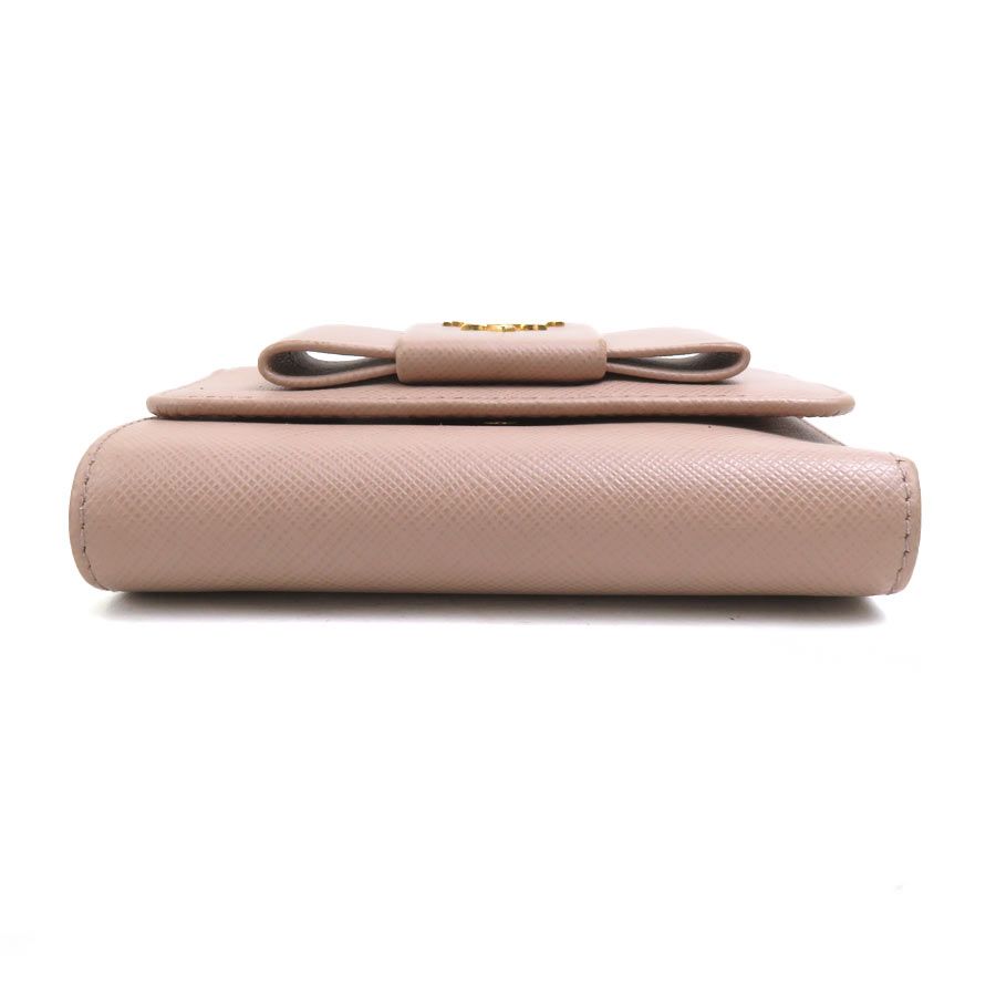 Prada Trifold Wallet Beige — view 4