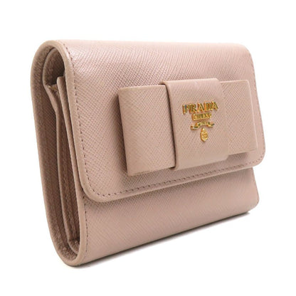 Prada Trifold Wallet Beige — view 2