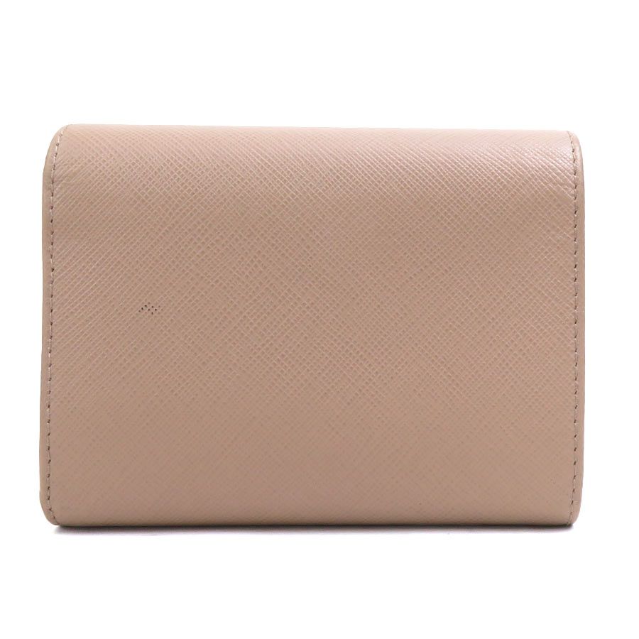 Prada Trifold Wallet Beige — view 3