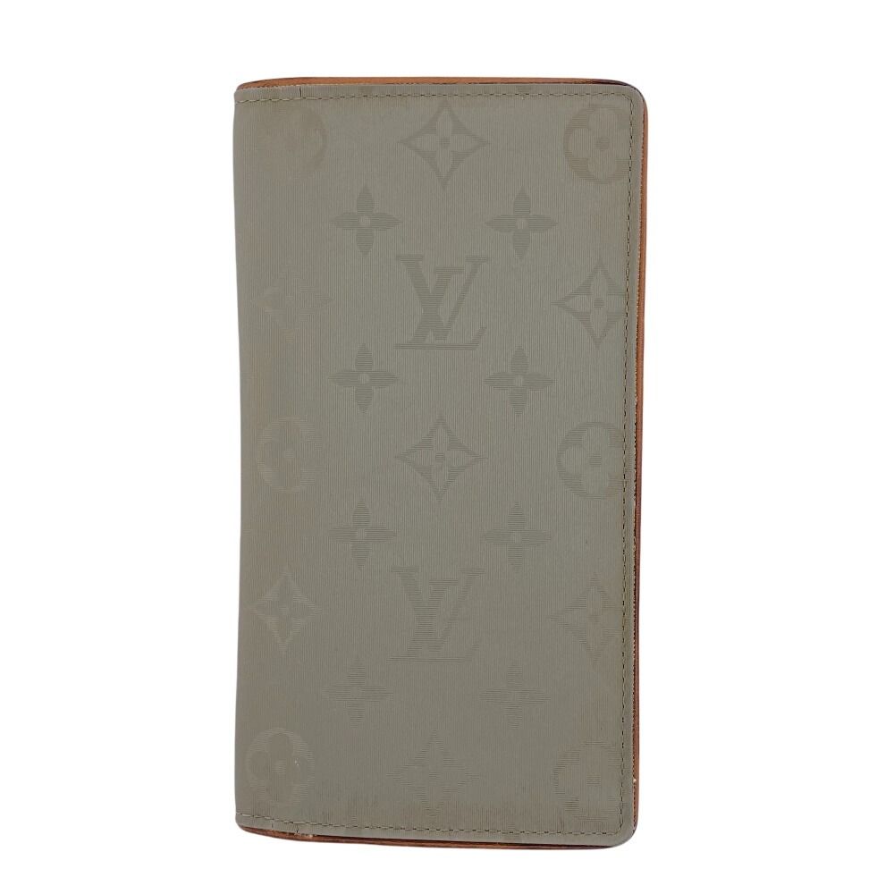 Louis Vuitton Portefeuille Brazza Monogram Titanium Canvas Wallet Green — view 2