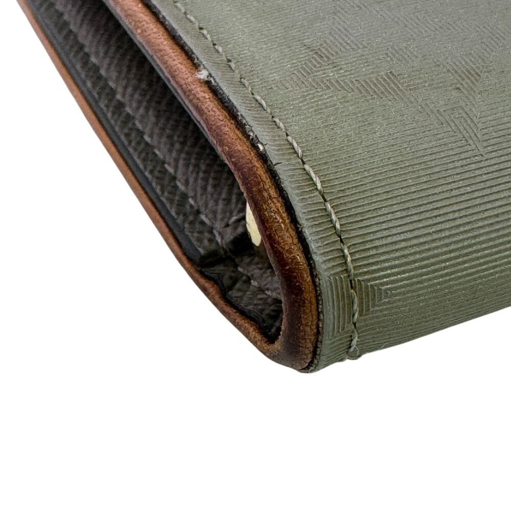 Louis Vuitton Portefeuille Brazza Monogram Titanium Canvas Wallet Green — view 3