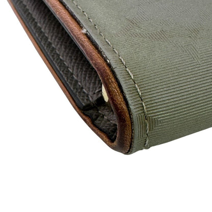 Louis Vuitton Portefeuille Brazza Monogram Titanium Canvas Wallet Green — view 3