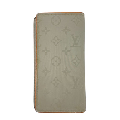Louis Vuitton Portefeuille Brazza Monogram Titanium Canvas Wallet Green