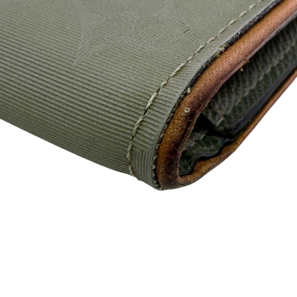 Louis Vuitton Portefeuille Brazza Monogram Titanium Canvas Wallet Green — view 4