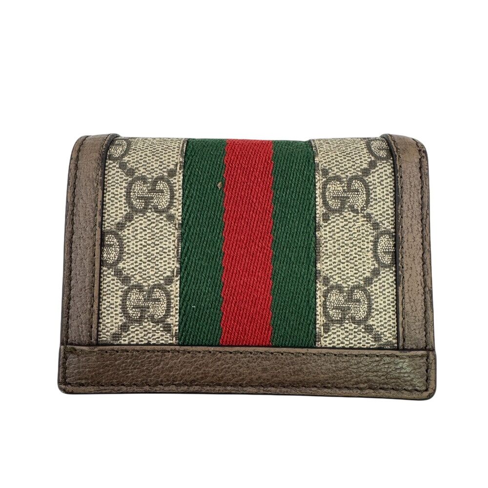 Gucci Compact Wallet Double GG Ophidia Supreme Bifold — view 2