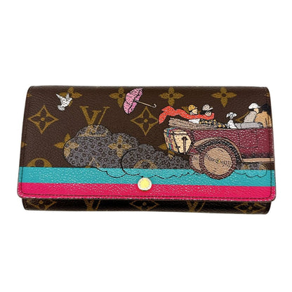 Louis Vuitton Christmas Limited Wallet Bifold Portefeuille Sarah Monogram
