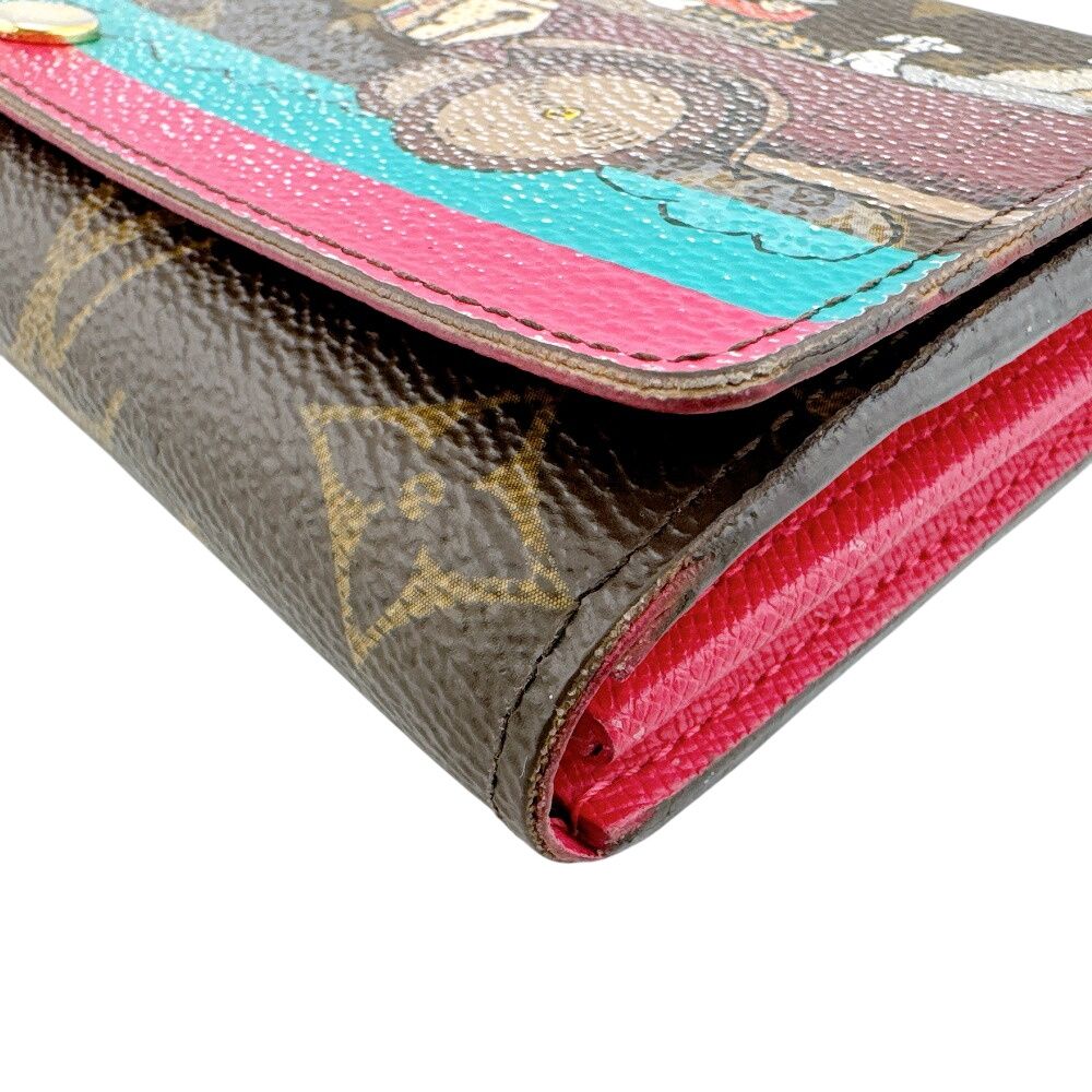 Louis Vuitton Christmas Limited Wallet Bifold Portefeuille Sarah Monogram — view 4