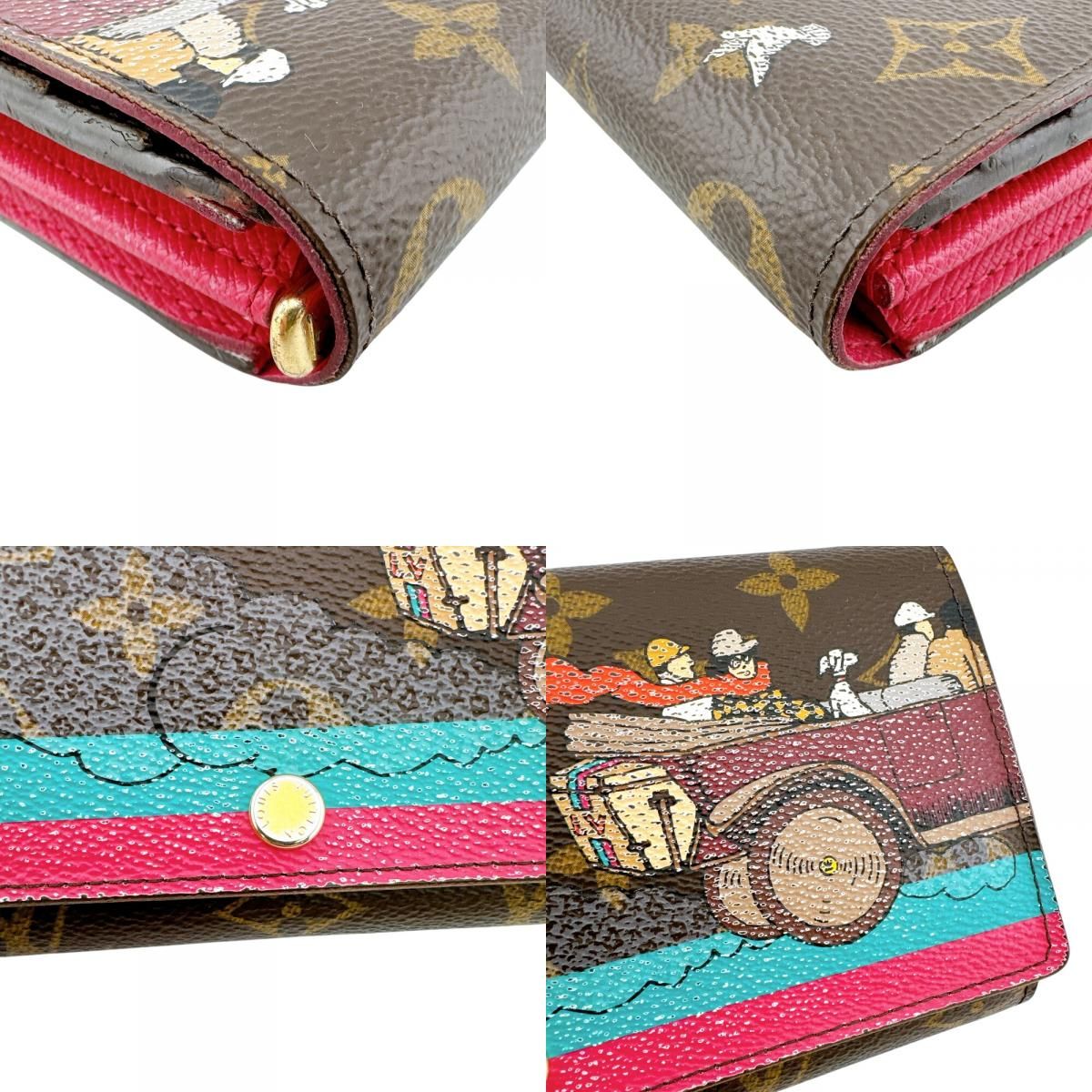 Louis Vuitton Christmas Limited Wallet Bifold Portefeuille Sarah Monogram — view 5