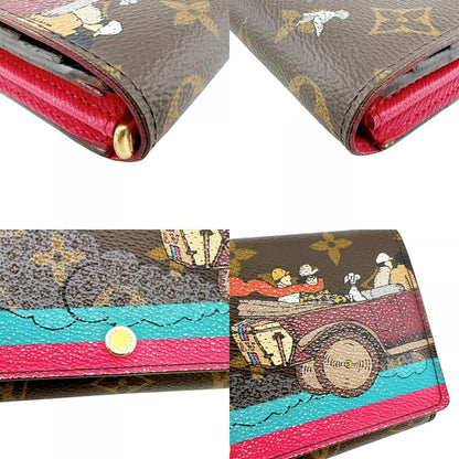 Louis Vuitton Christmas Limited Wallet Bifold Portefeuille Sarah Monogram — view 5