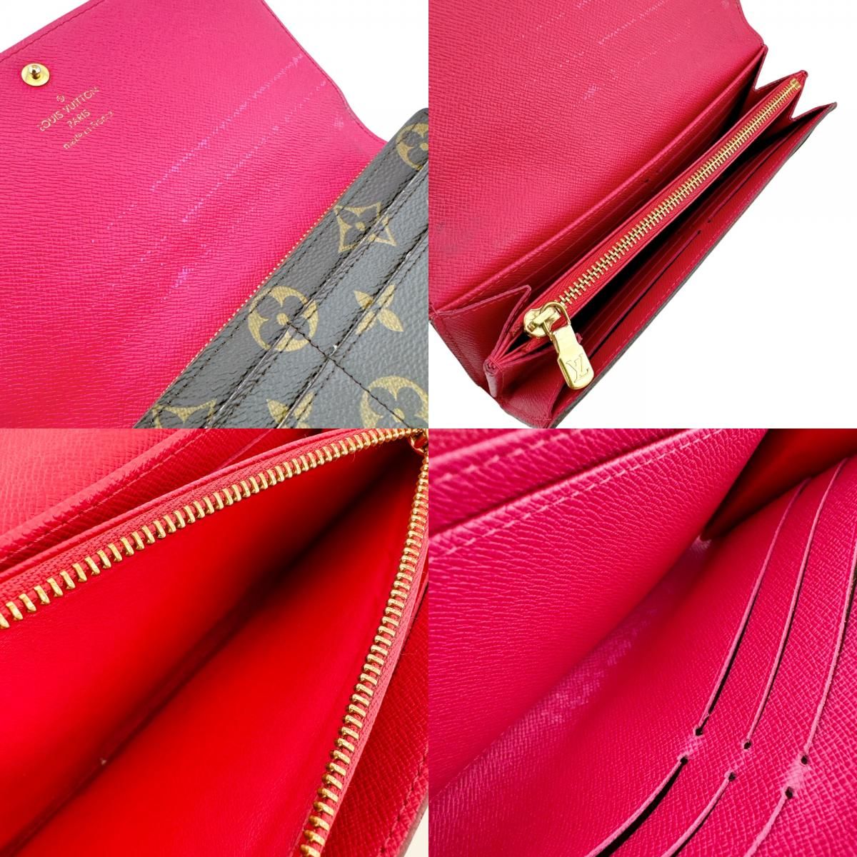 Louis Vuitton Christmas Limited Wallet Bifold Portefeuille Sarah Monogram — view 7