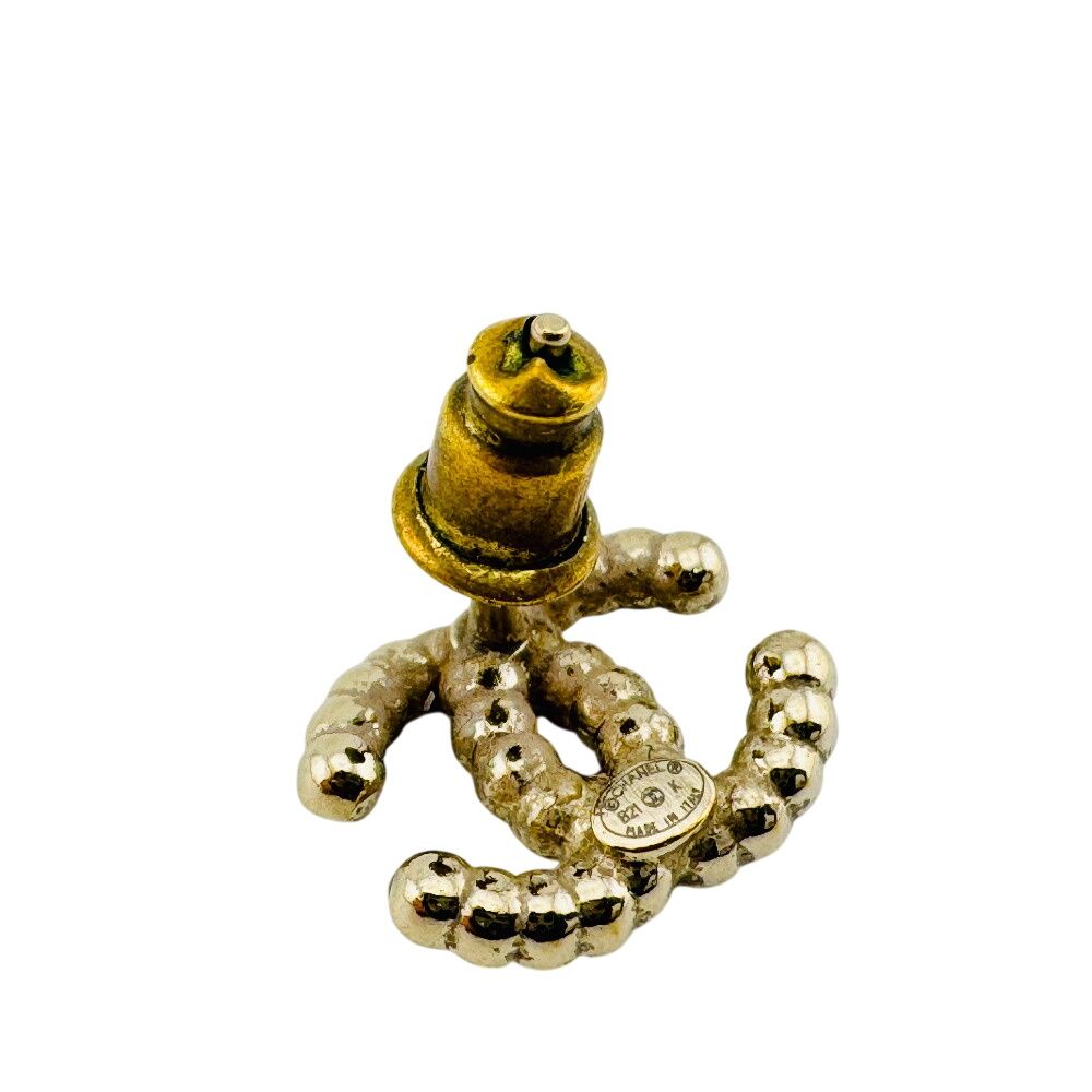 Chanel One Side Only CC Logo Earrings — view 5
