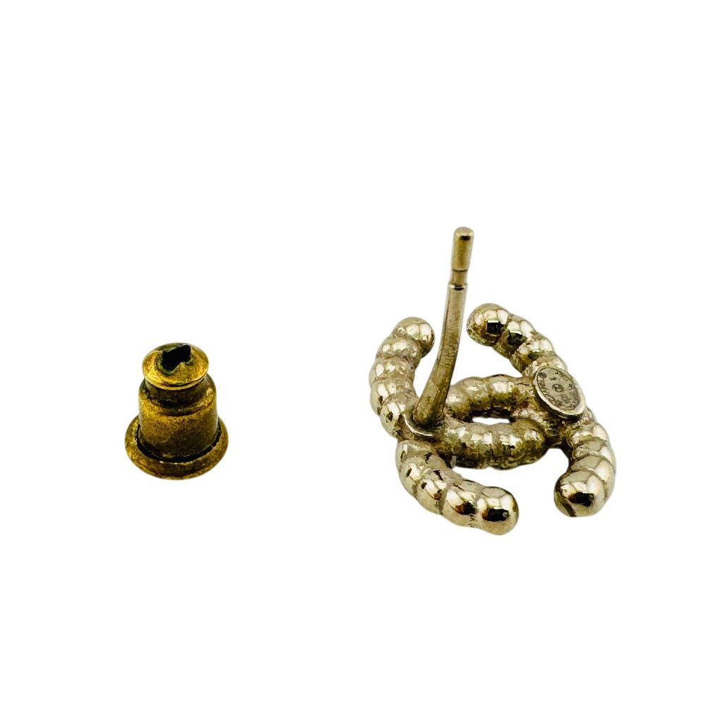 Chanel One Side Only CC Logo Earrings — view 6