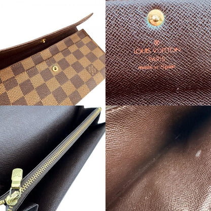 Louis Vuitton Vintage Bifold Porte-Monnaie Cles Damier — view 7