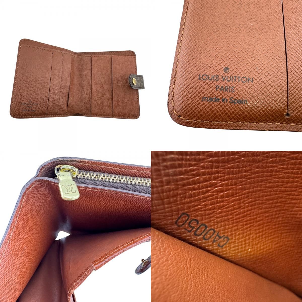 Louis Vuitton Compact Wallet Zip Monogram Bifold — view 8