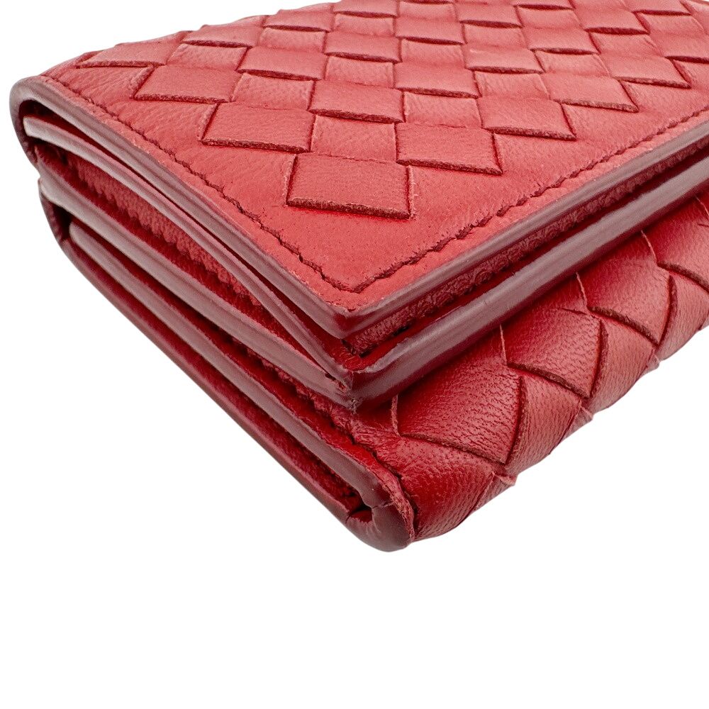Bottega Veneta Compact Wallet Intrecciato Trifold — view 3