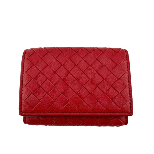Bottega Veneta Compact Wallet Intrecciato Trifold