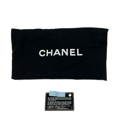 Chanel Handbag Quilted Black Silver Leather — view 8