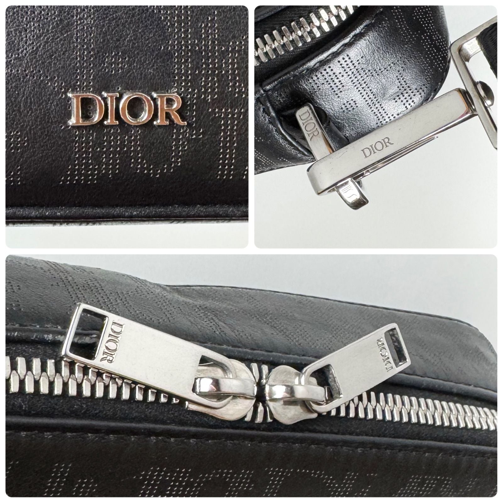 Dior Safari lanine leather Shoulder Bag — view 9