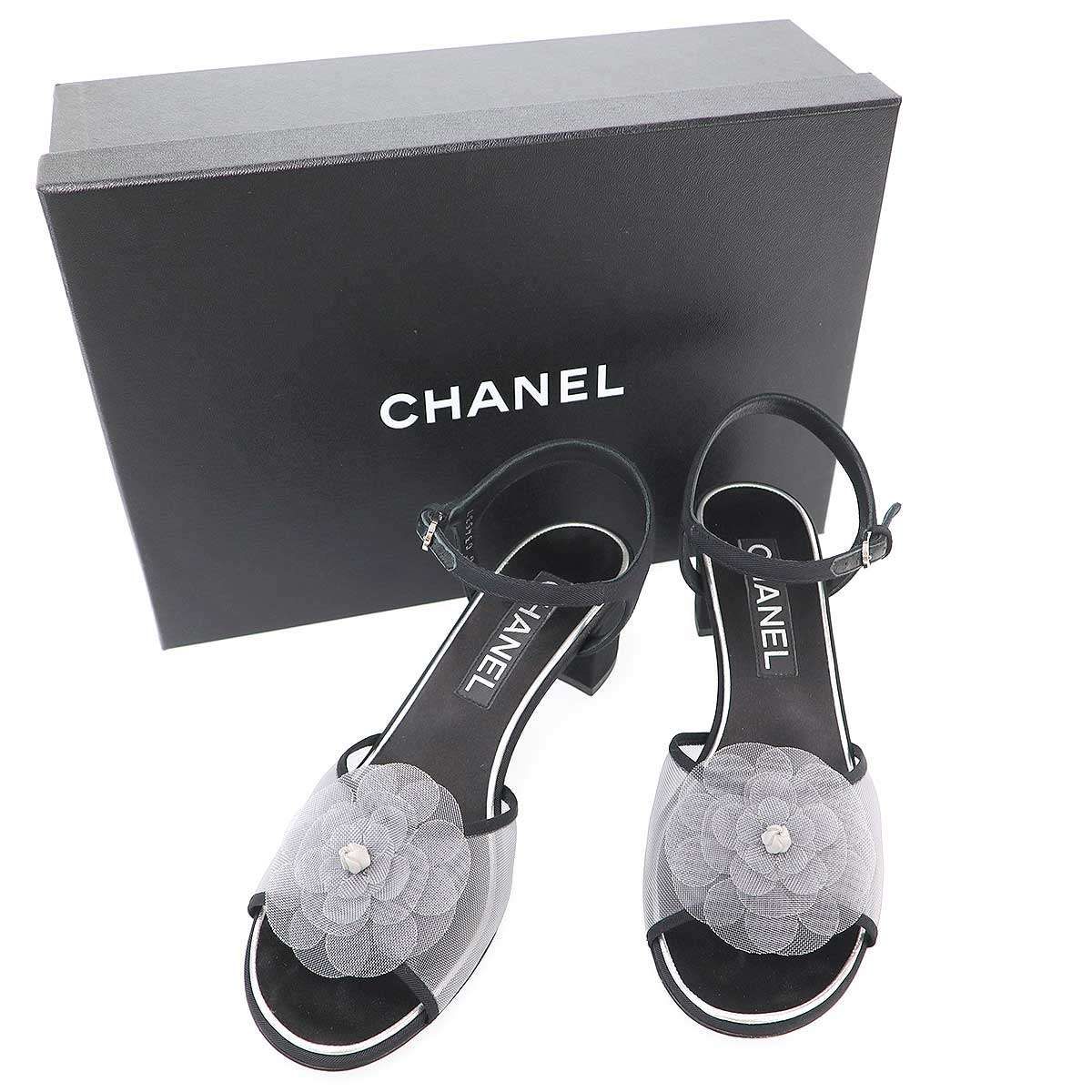 Chanel tola Heel Black