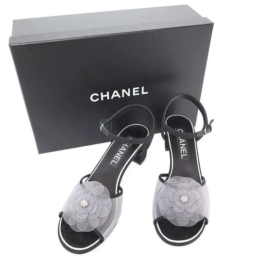 Chanel tola Heel Black
